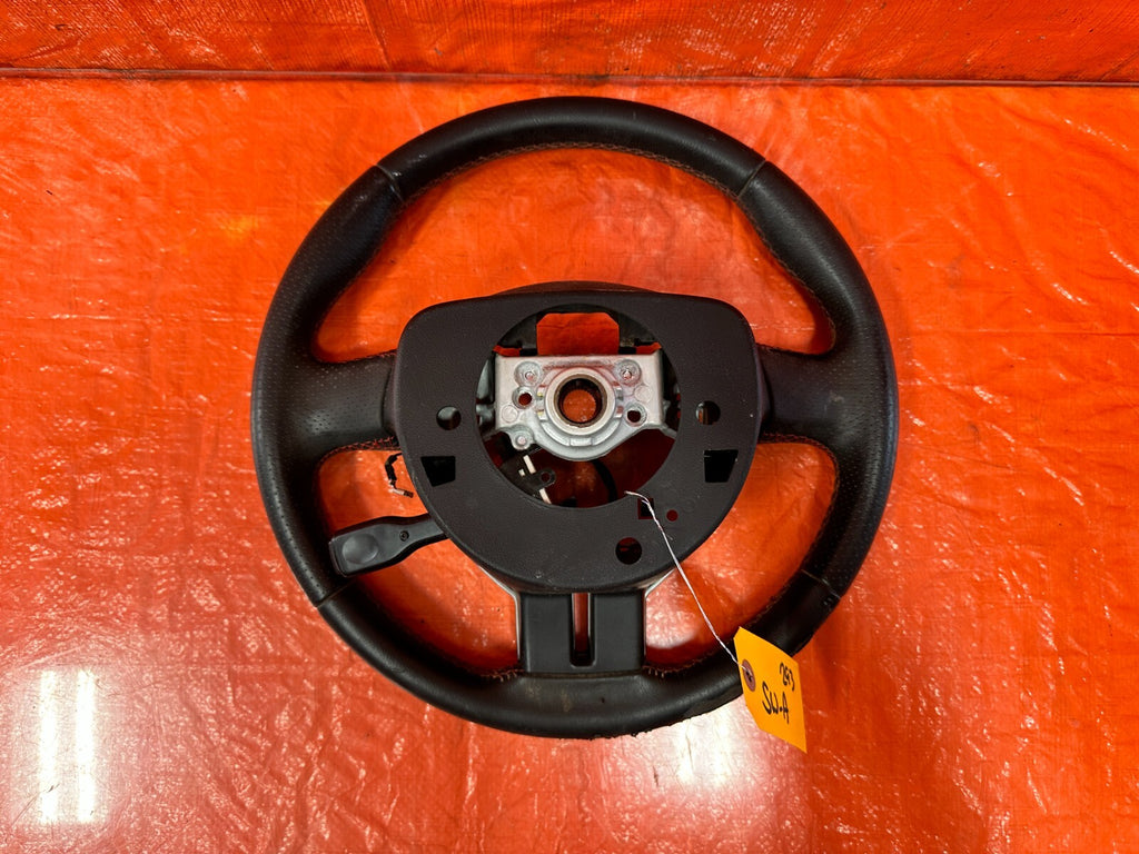 77 20 86 13 20 BRZ   STEERING WHEEL   BLACK LEATHER WRAP   OEM #2937