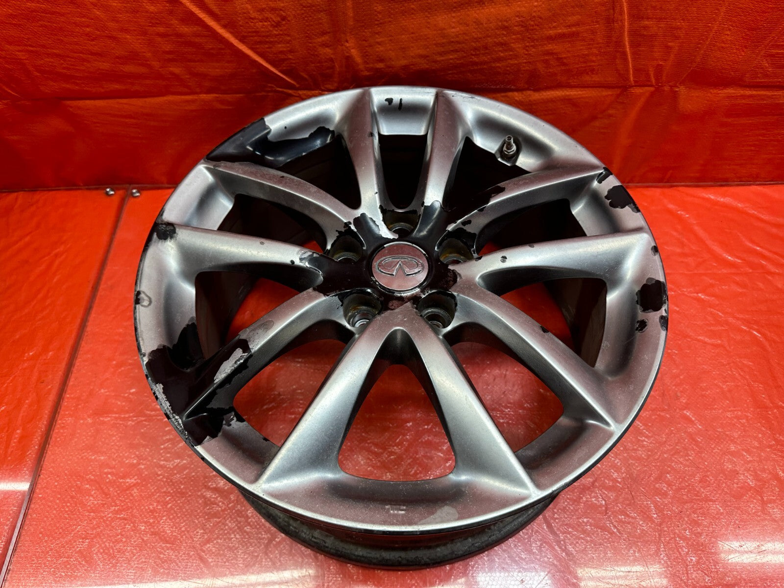 07 10 INFINITI G35 G37   INDIVIDUAL WHEEL RIM   17x7 +45   OEM FACTORY #1910