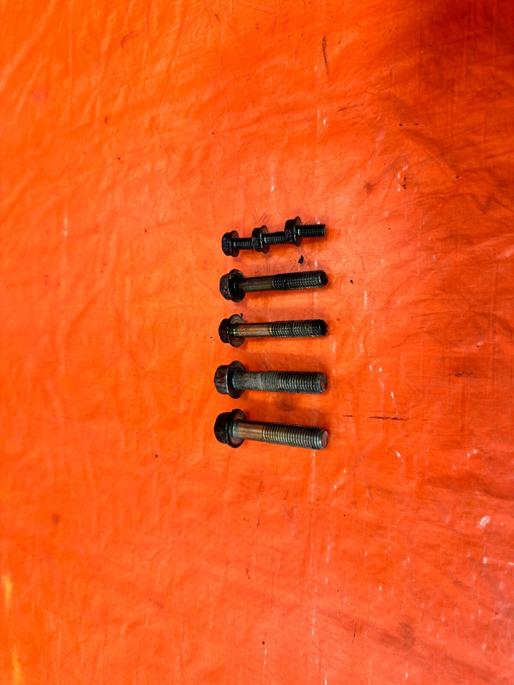 93 97 HONDA DEL SOL   LOWER ENGINE BRACKET BRACE BOLTS HARDWARE   OEM #2951