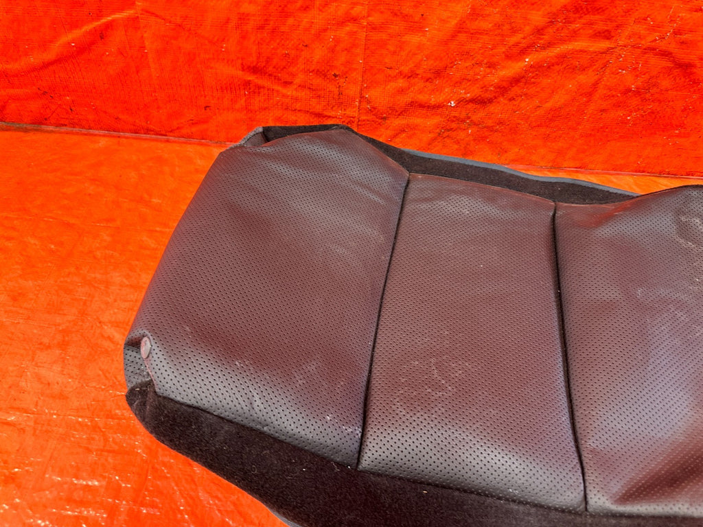 09 14 ACURA TSX PASSENGER RIGHT REAR UPPER SEAT SKIN WRAP BLACK LEATHER OEM 3052