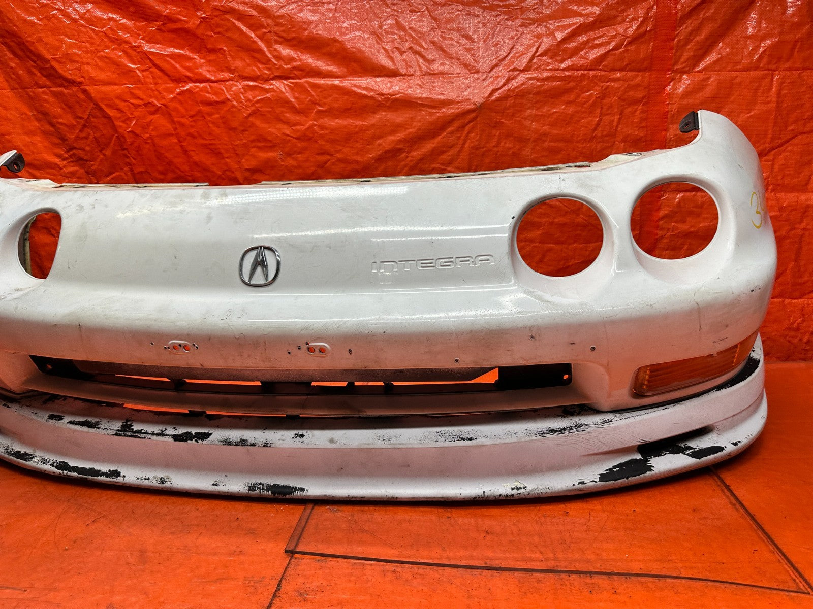 94-01 ACURA INTEGRA FRONT BUMPER COVER ASSEMBLY WITH MUGEN LIP OEM #3409