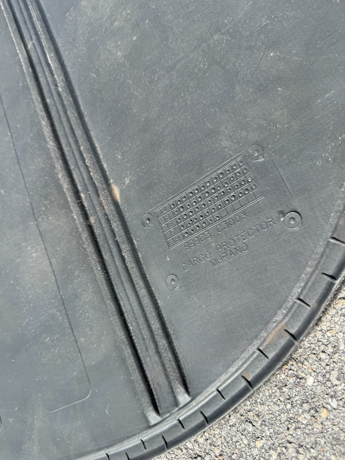 NISSAN MURANO   TRUNK LINER LINING MAT   OEM FACTORY OE #296 999C3 C3006