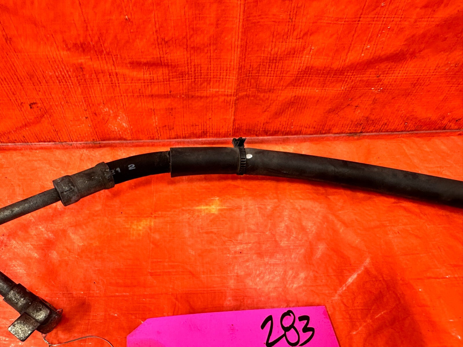 08 14 SUBARU IMPREZA WRX STI   EJ257 HIGH PRESSURE POWER STEERING HOSE LINE PIPE6