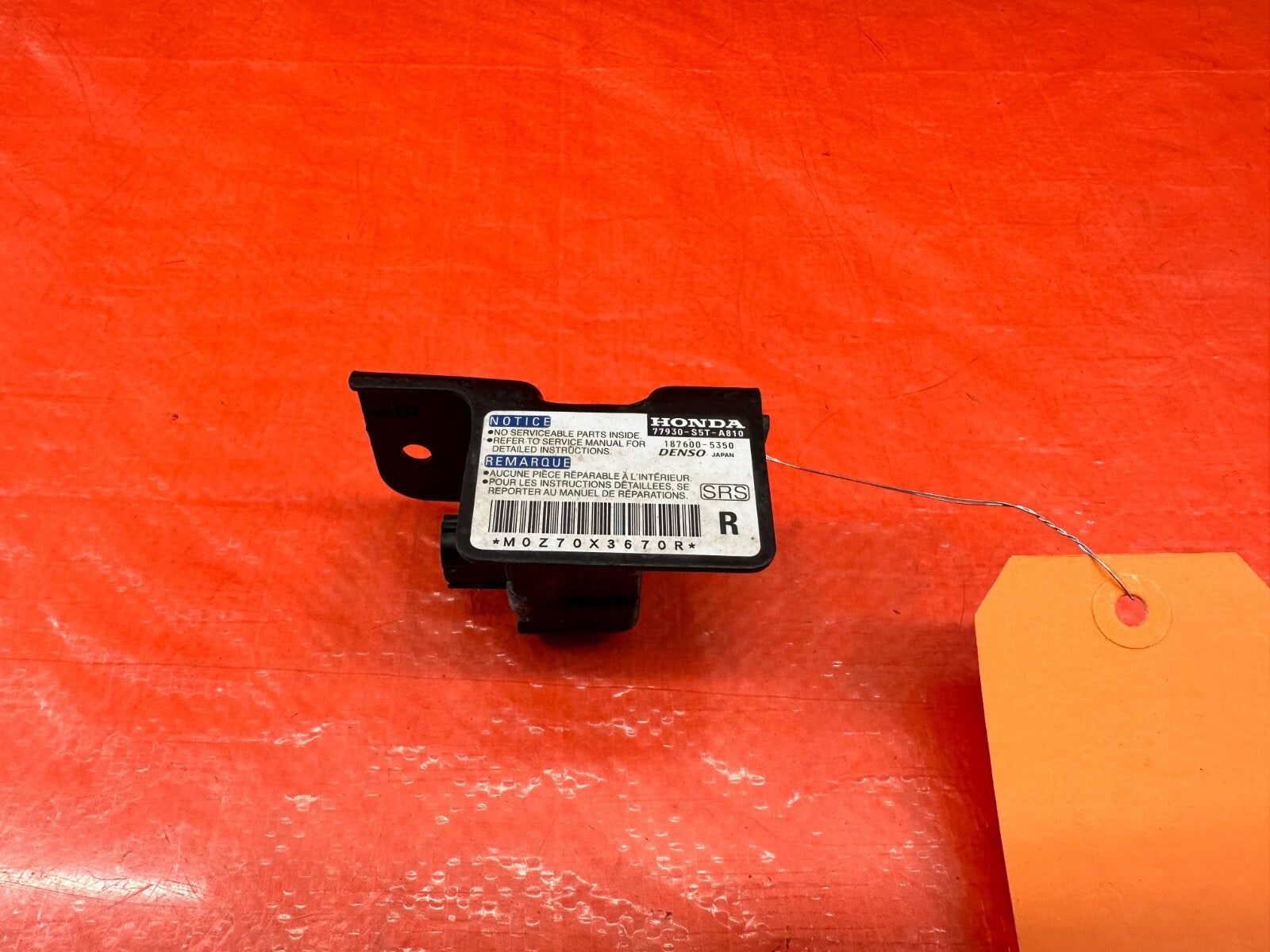 HONDA CIVIC SI EP3 HATCH RIGHT FRONT RADIATOR SUPPORT SENSOR OEM #2164