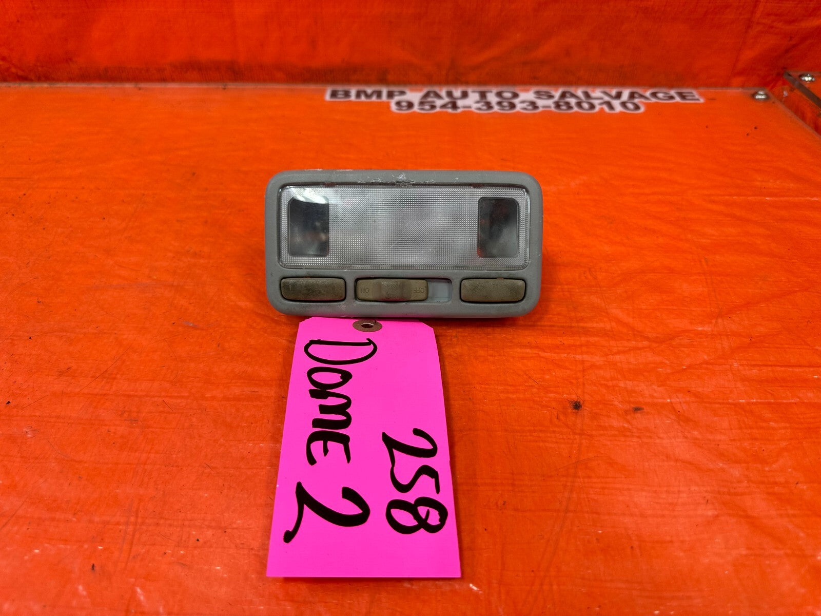 02 05 HONDA CIVIC SI EP3 HATCHBACK   FRONT   DOME MAP READING LIGHT LAMP OEM 2580