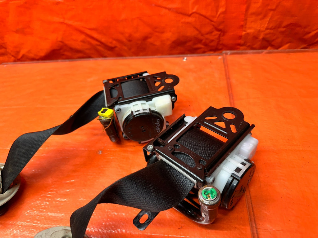 14 23 INFINITI Q50 LEFT & RIGHT FRONT SEAT BELTS SAFETY BELT BLACK OEM FACTORY 12