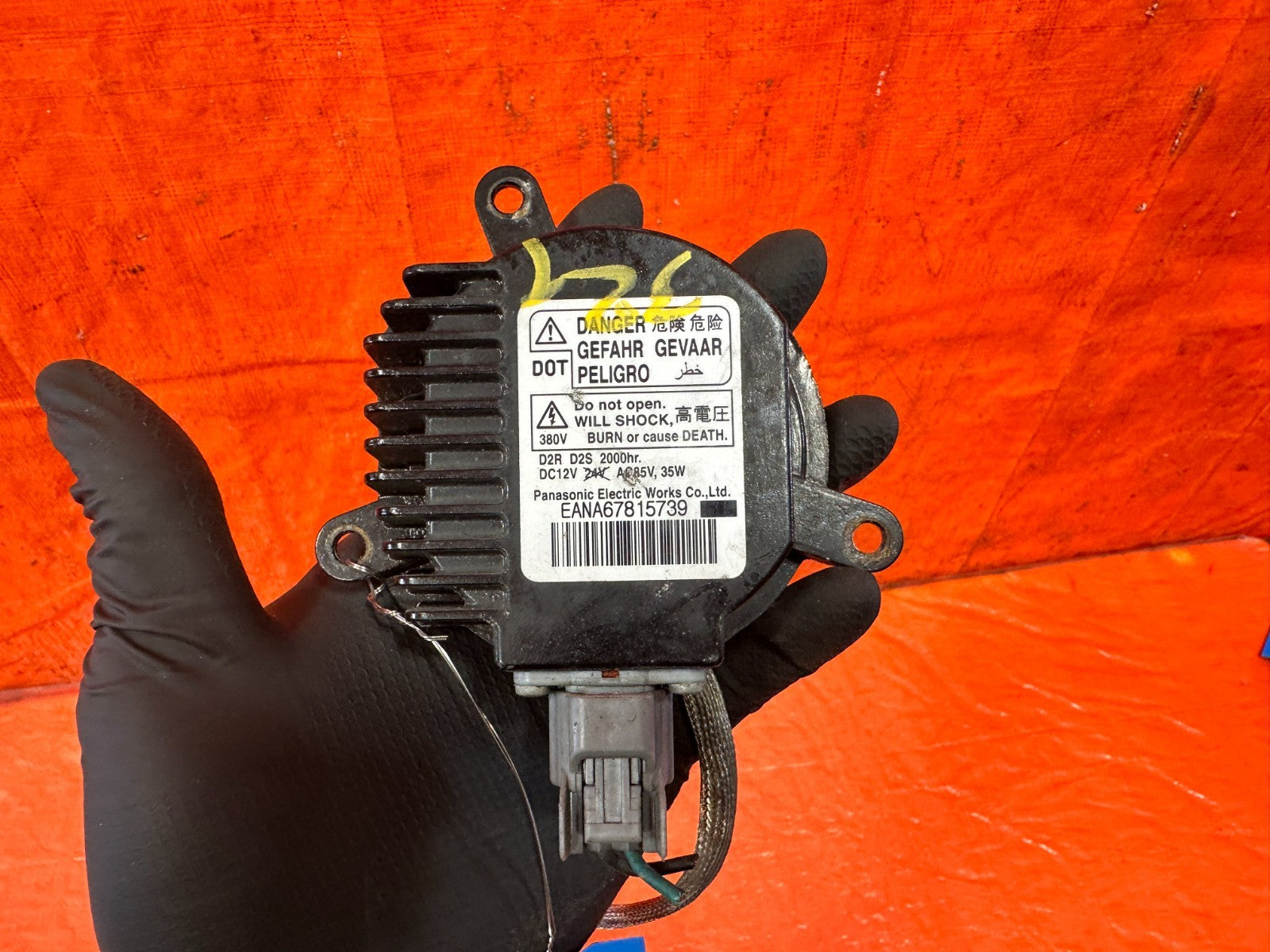 08 15 INFINITI G37 Q60 XENON HID HEADLIGHT BALLAST CONTROL MODULE OEM #3294