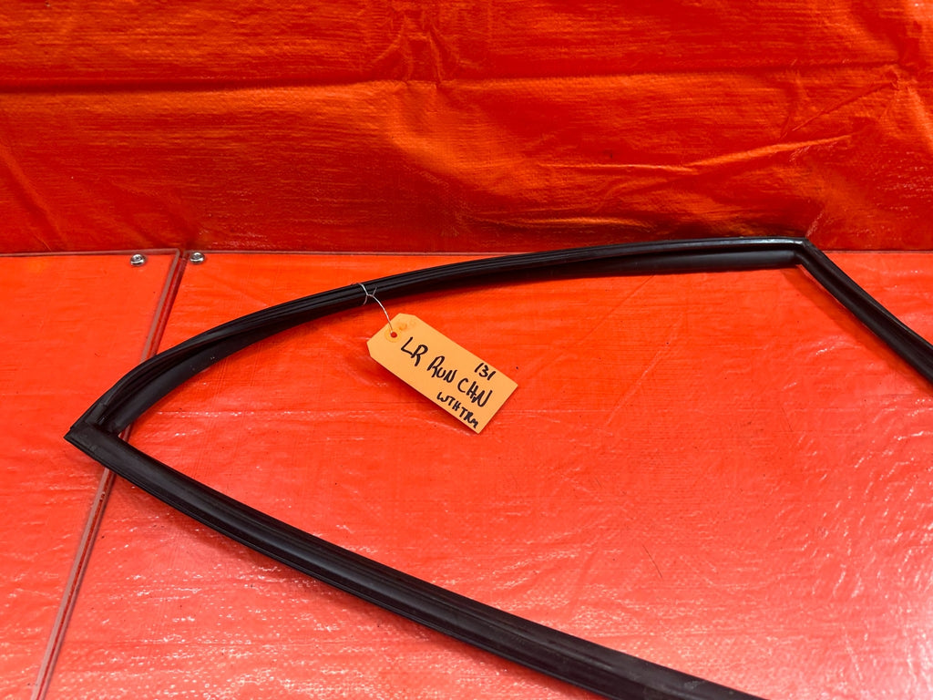 14 17 INFINITI Q50   DRIVER LEFT REAR WINDOW GLASS RUN CHANNEL   OEM FACTORY 1317