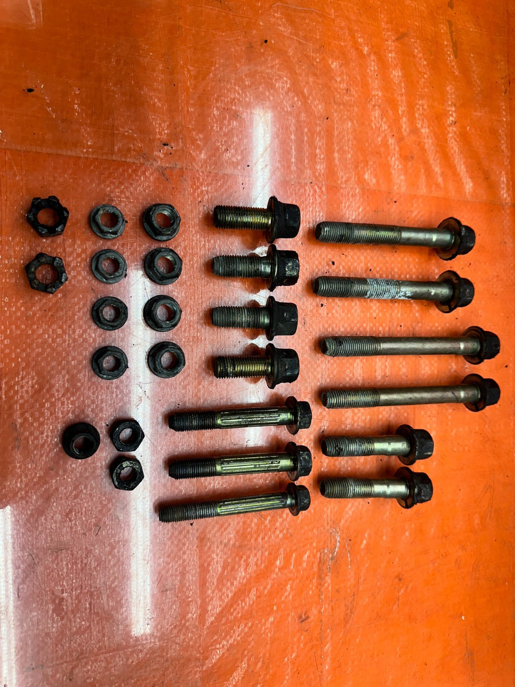1994 2001 ACURA INTEGRA FRONT SUSPENSION SUBFRAME CROSSMEMBER BOLTS #3314