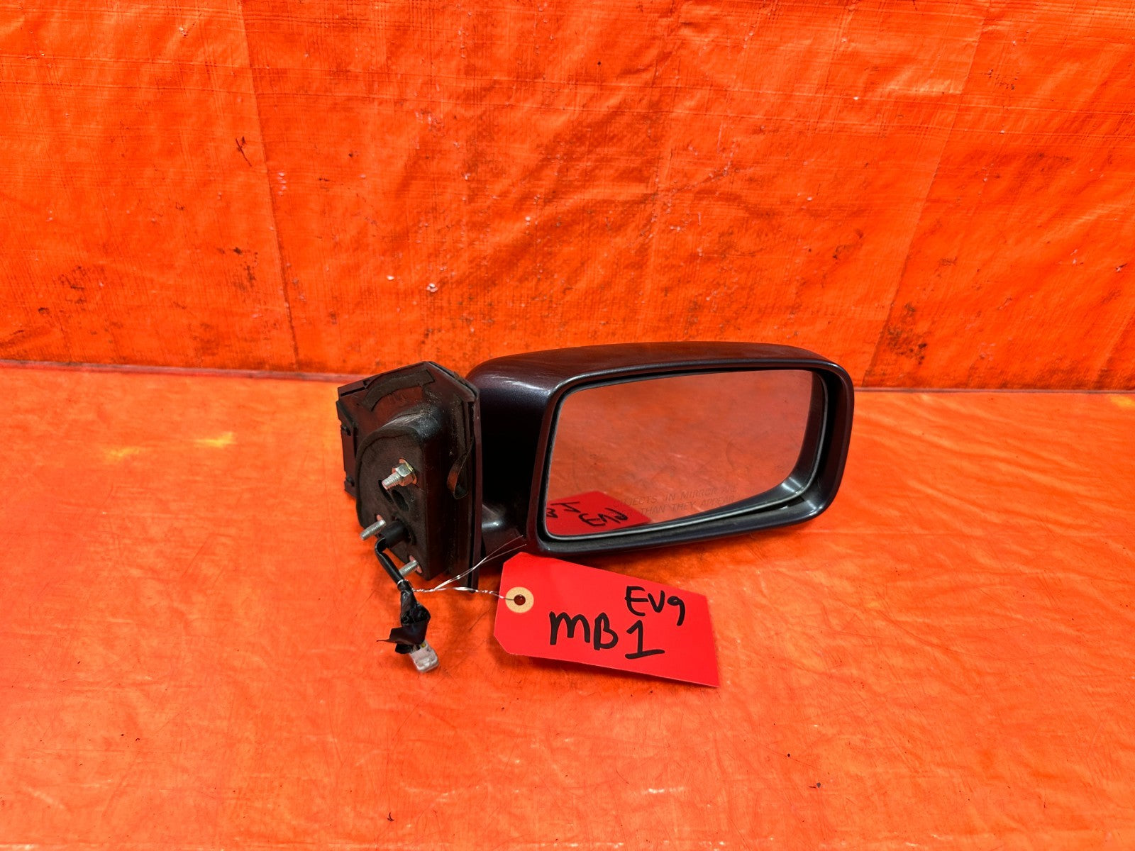 03 05 MITSUBISHI LANCER EVOLUTION EVO 8 VIII   PASSENGER RIGHT SIDE VIEW MIRROR1