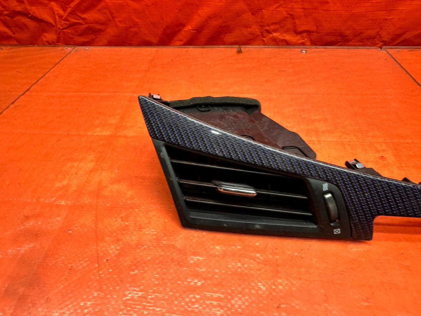 16 23 INFINITI Q60 BLUE CARBON FIBER INTERIOR TRIM DASH KIT OEM FACTORY14