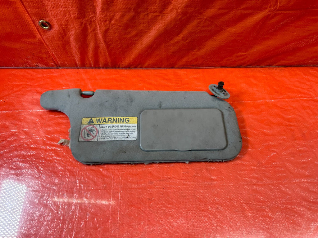 96 00 HONDA CIVIC   SUN VISOR   PASSENGER RIGHT SIDE   GRAY   OEM #201    WEAR9