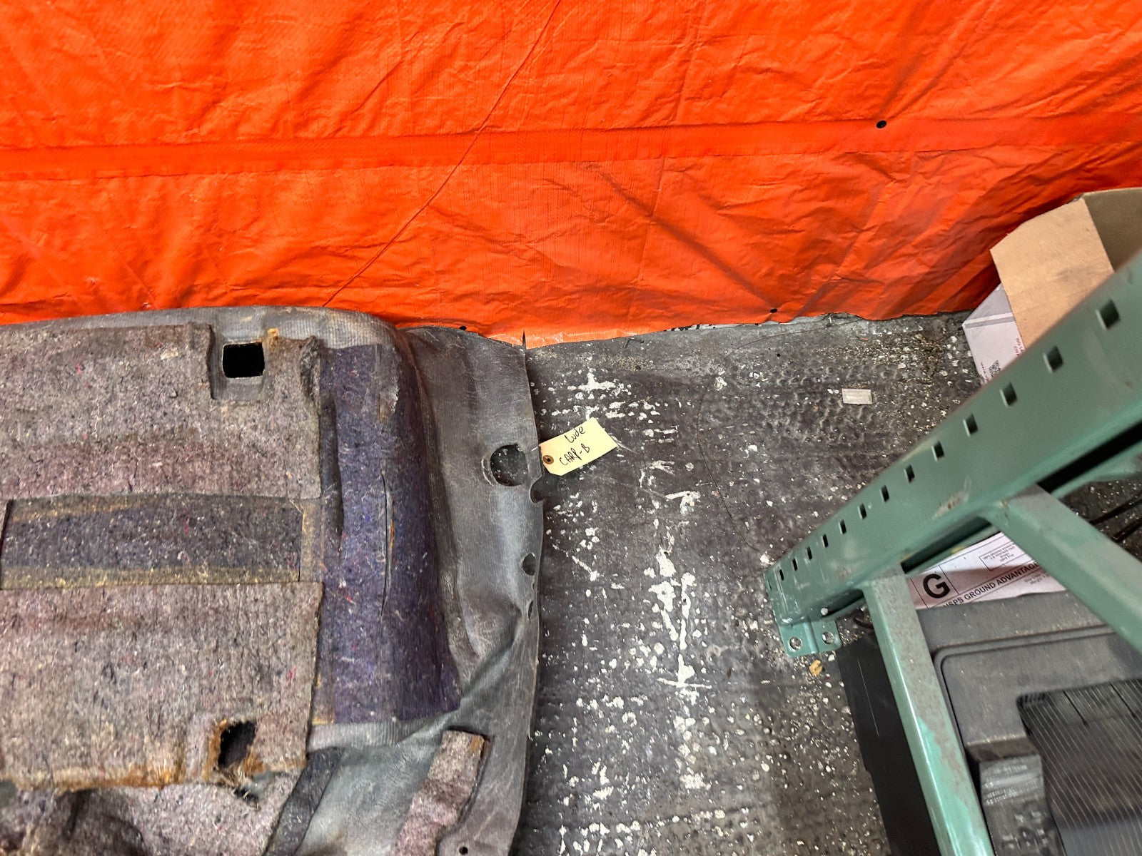 97-01 HONDA PRELUDE 2D 2.2L H22A4 INTERIOR FLOOR CARPET MAT GRAY OEM #LUDE18