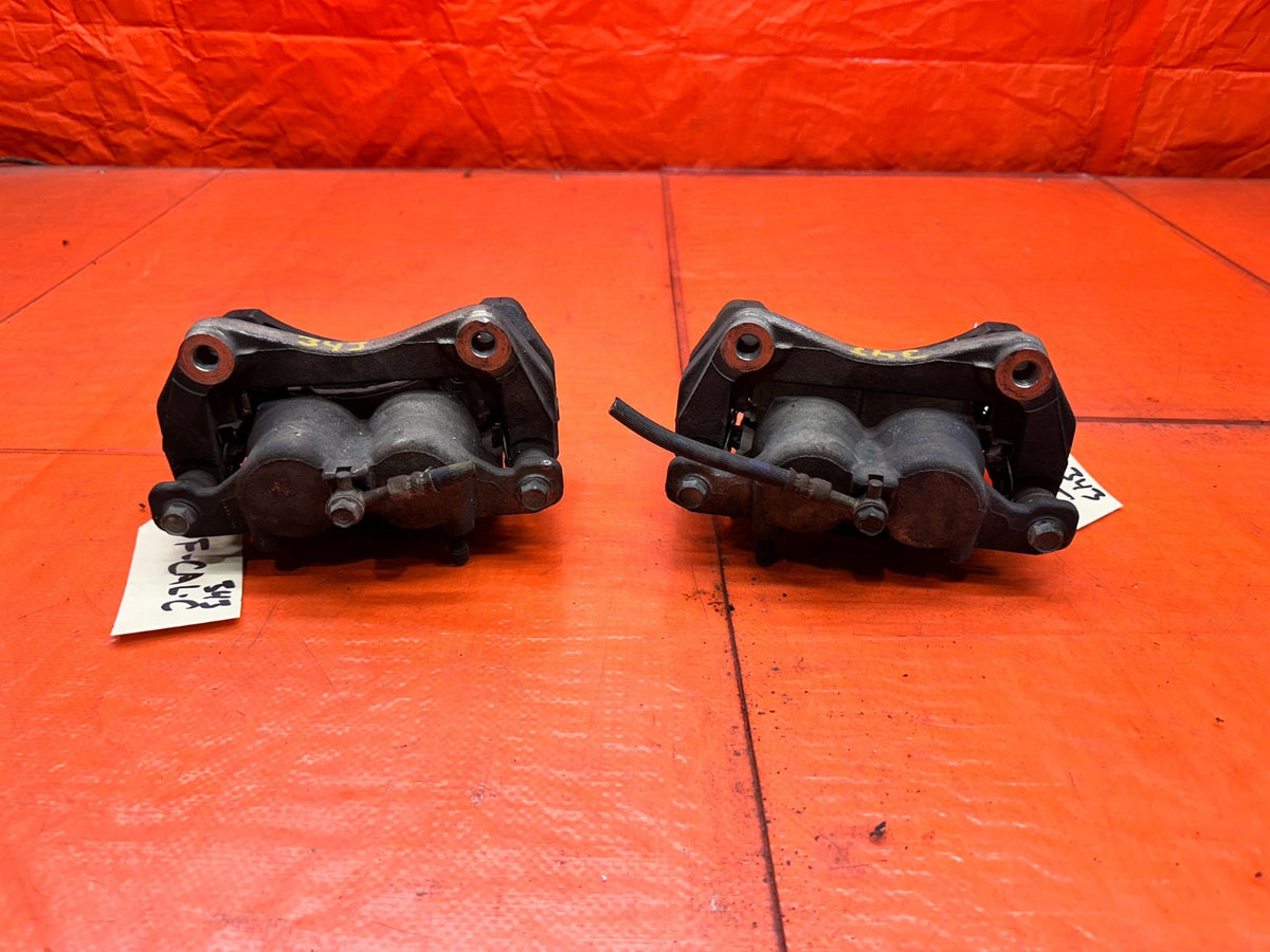 14-15 INFINITI Q50 3.7L FRONT LEFT RIGHT BRAKE CALIPERS SET PAIR ASSEMBLY OEM #34