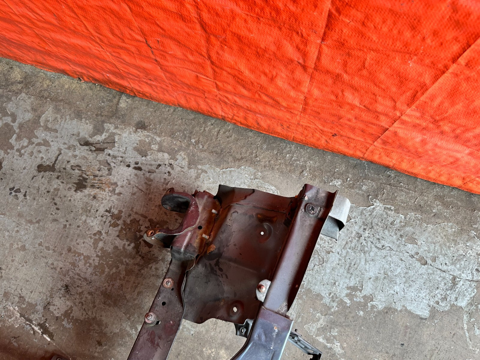 03 06 LANCER EVOLUTION VIII 8 EVO IX 9   RADIATOR SUPPORT CUT FRONT BULKHEAD OEM6
