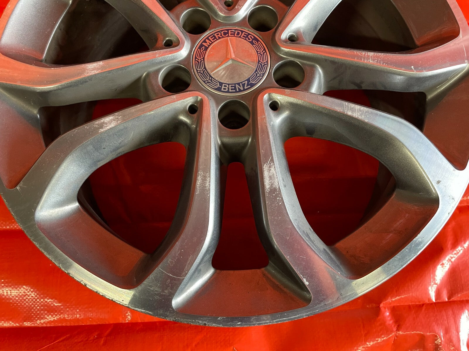 15 18 MERCEDES BENZ C300 W205   WHEEL RIM   A205 401 02 00   OEM OE FACTORY   1