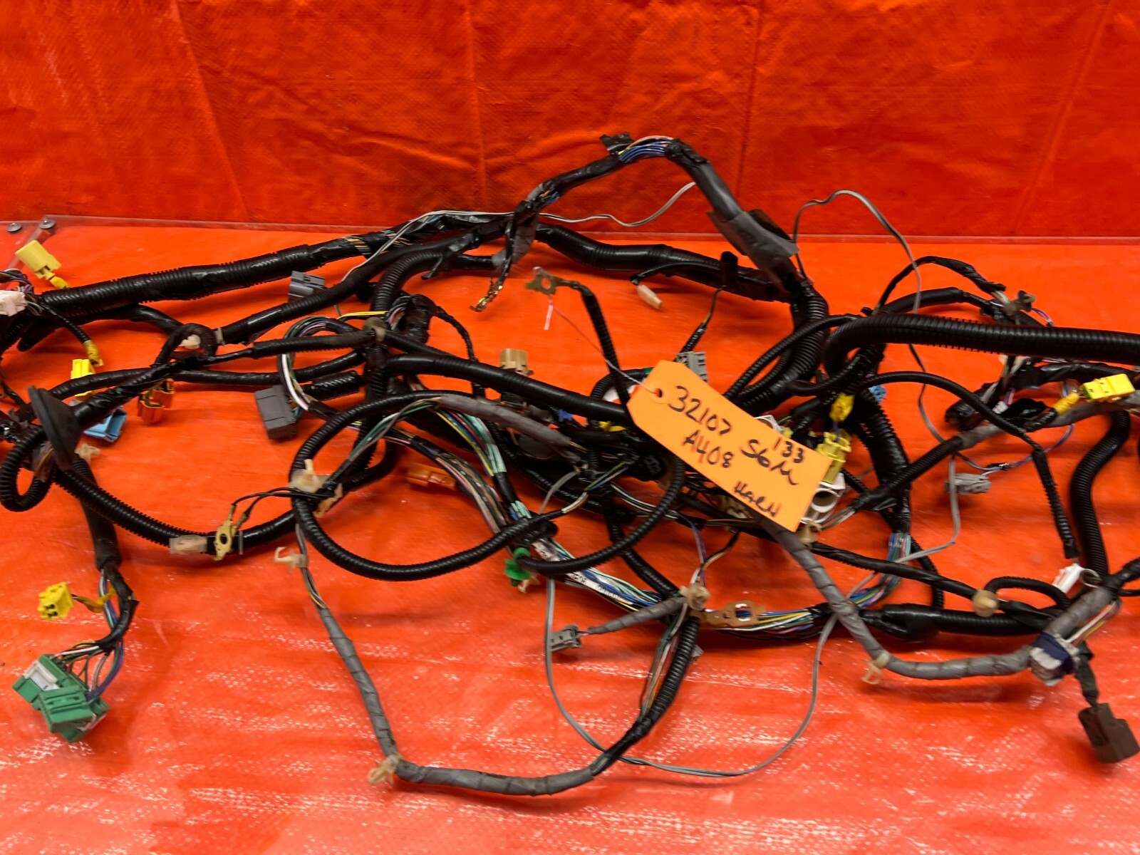 02 04 ACURA RSX   TYPE S   INTERIOR FLOOR WIRING HARNESS WIRE LOOM   OEM OE #1336