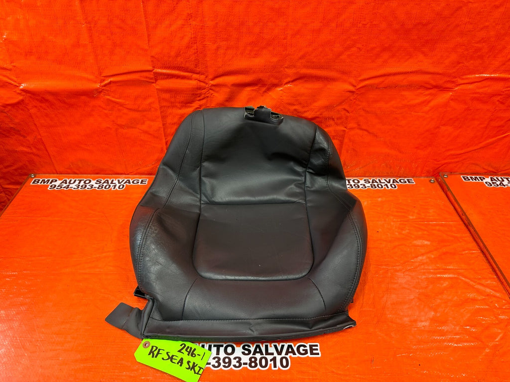 98 01 ACURA INTEGRA 2D GRAY PASSENGER RIGHT FRONT UPPER SEAT LEATHER SKIN OEM8