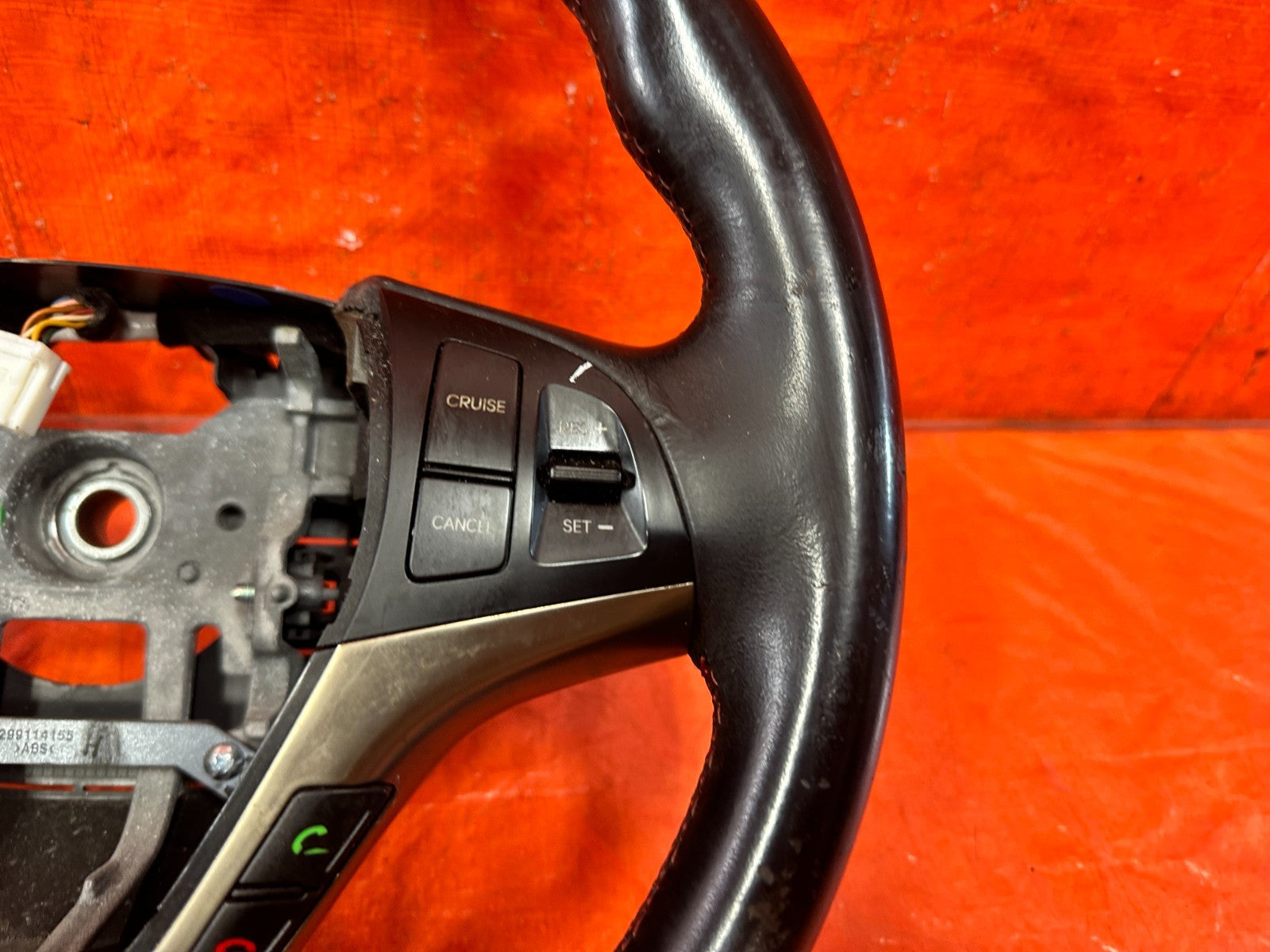 2013 13  HYUNDAI GENESIS COUPE R SPEC STEERING WHEEL MANUAL TRANS MODEL OEM GENE3