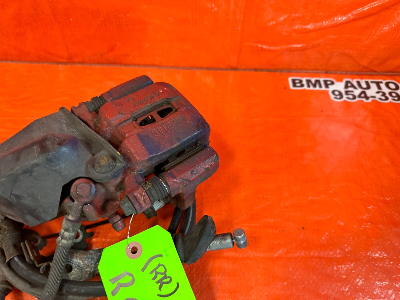 92 01 HONDA PRELUDE   BRAKE CALIPER   PASSENGER RIGHT REAR   OEM FACTORY #2596