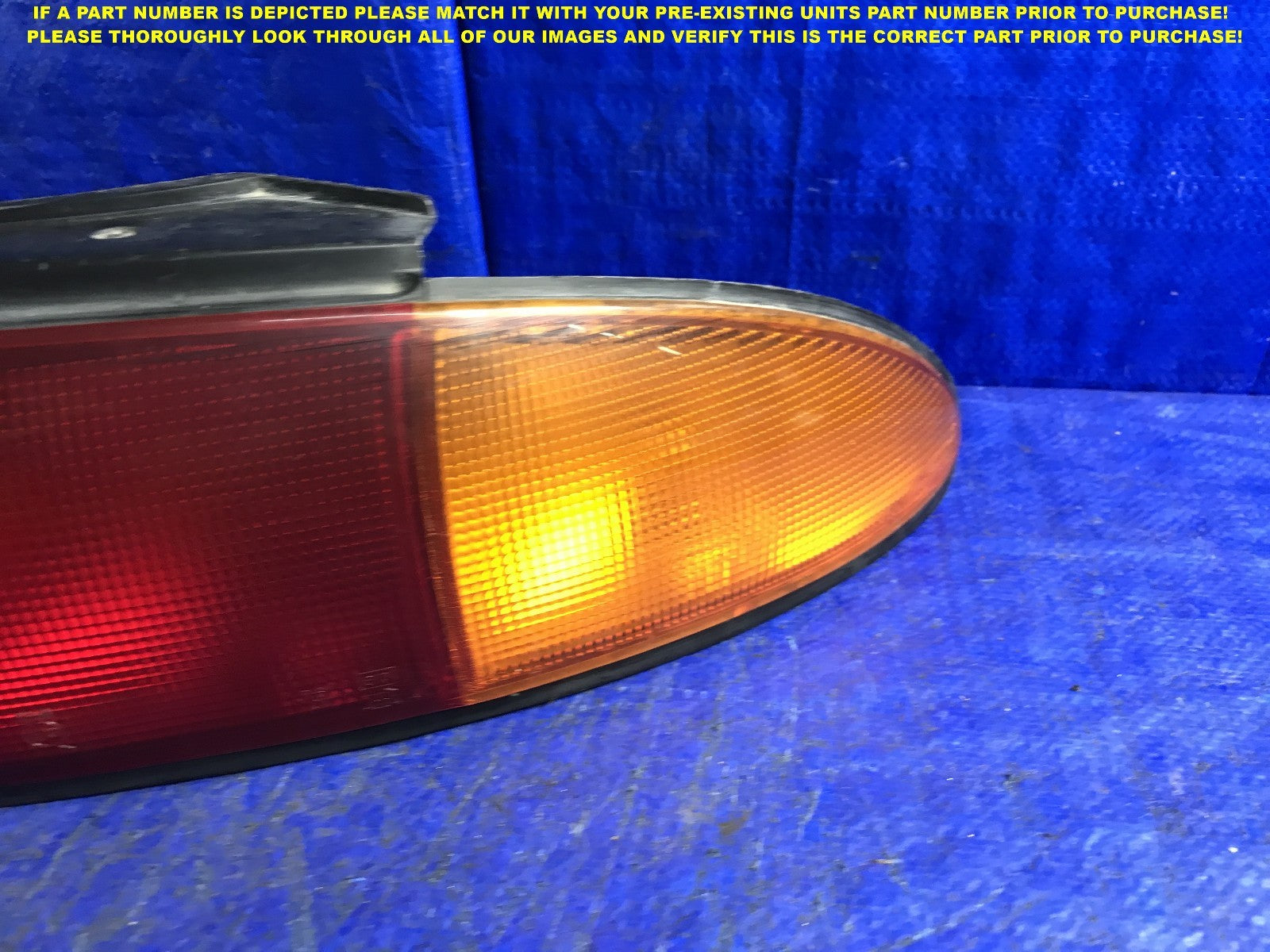 OEM 1992 1993 1994 1995 1996 MAZDA MX 3 PASSENGER RIGHT TAIL LIGHT R RH1