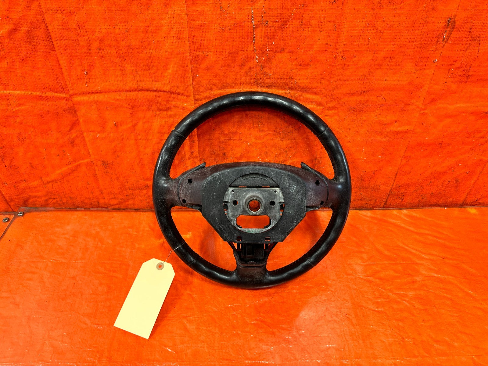 04 05 ACURA TSX   STEERING WHEEL   BLACK LEATHER WRAP   OEM FACTORY #3229
