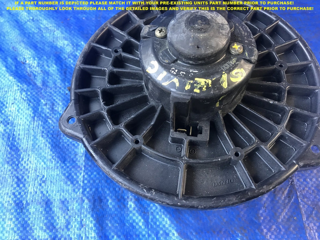 OEM 2001 2002 2003 2004 2005 HONDA CIVIC AC BLOWER MOTOR FAN **           1