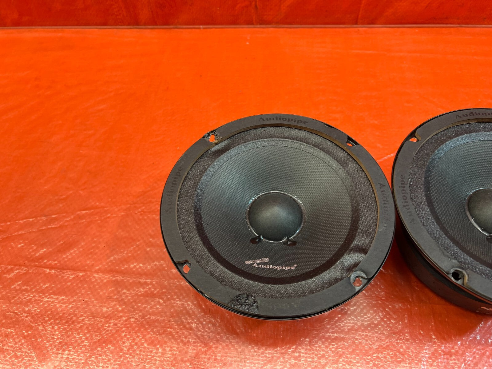 AUDIOPIPE BRAND   APMB 638SB C MODEL   SPEAKER PAIR OF 2   USED5