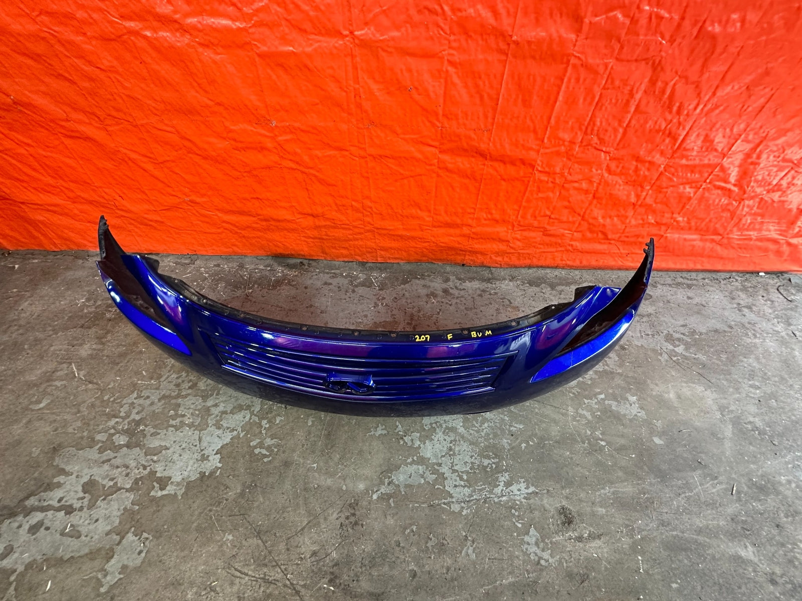 08 15 INFINITI G37 & Q60 COUPE SPORT MODEL   FRONT BUMPER W/ ALL GRILLES OEM 20714