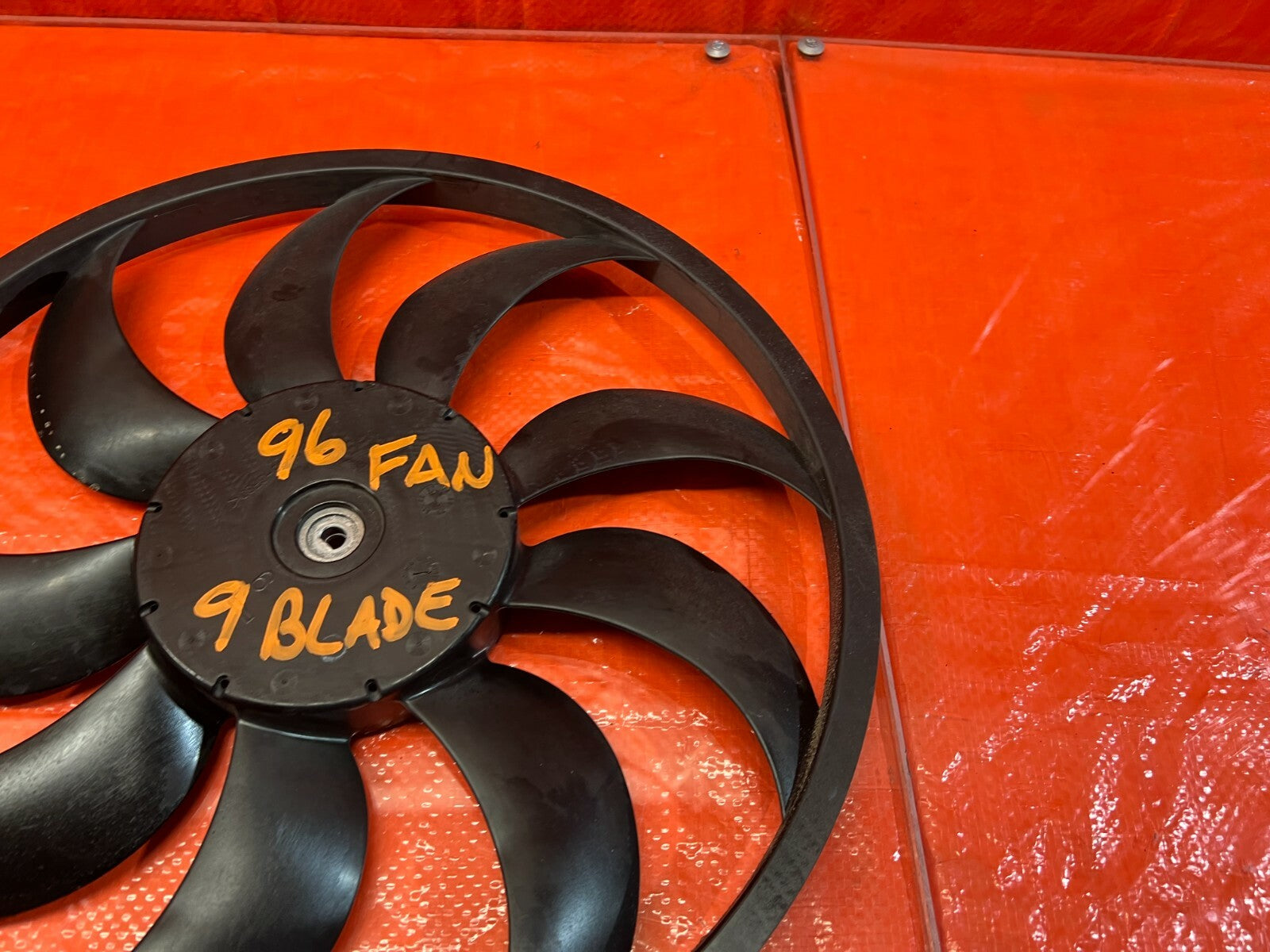 14 20 INFINITI Q50 17 20 Q60   RADIATOR COOLING FAN   RIGHT SIDE   9 BLADE OEM 4