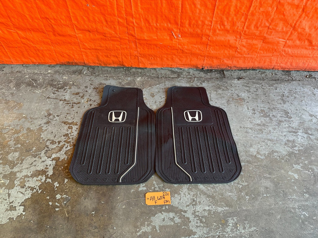 96 00 HONDA CIVIC COUPE   ALL WEATHER FLOOR MAT SET   LEFT RIGHT FRONT   #2210