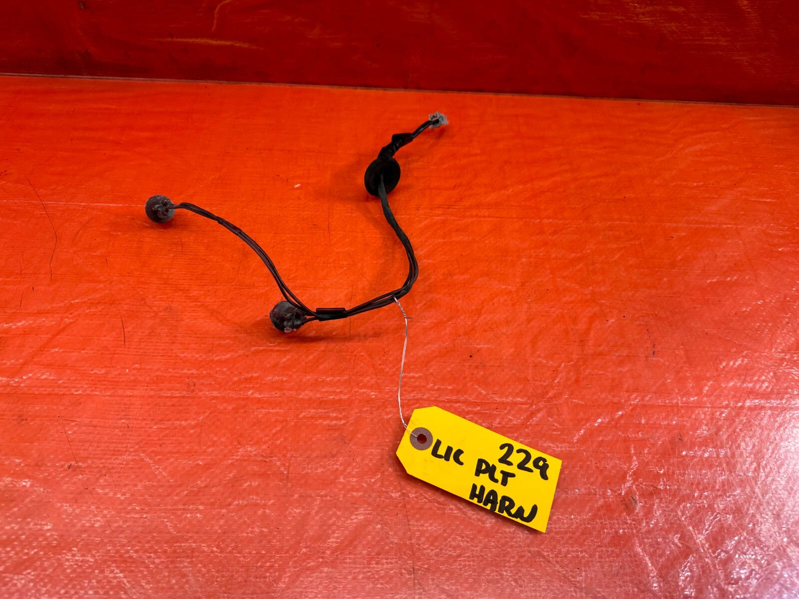 94 01 ACURA INTEGRA SEDAN   LICENSE PLATE HARNESS   OEM FACTORY #2290