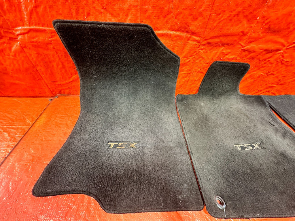 09-14 ACURA TSX - FLOOR MAT SET - BLACK COLOR - LEFT RIGHT FRONT REAR - OEM #3051