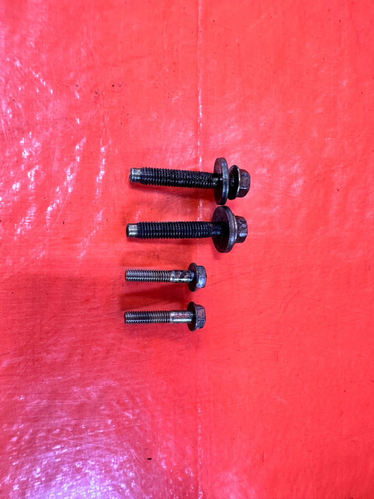 96 00 HONDA CIVIC   D16Y7 D16Y8 POWER STEERING PUMP AND BRACKET BOLTS OEM #2971