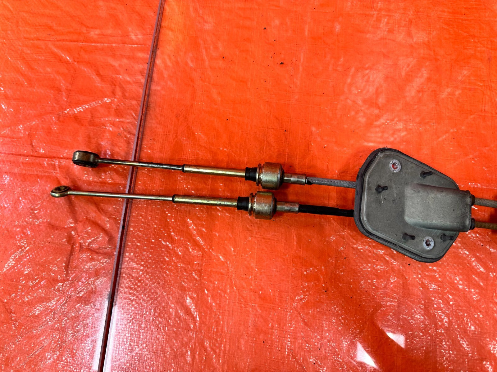 92 96 HONDA PRELUDE   MANUAL STICK SHIFT SHIFTER CABLE SET CABLES WIRES OEM #27319