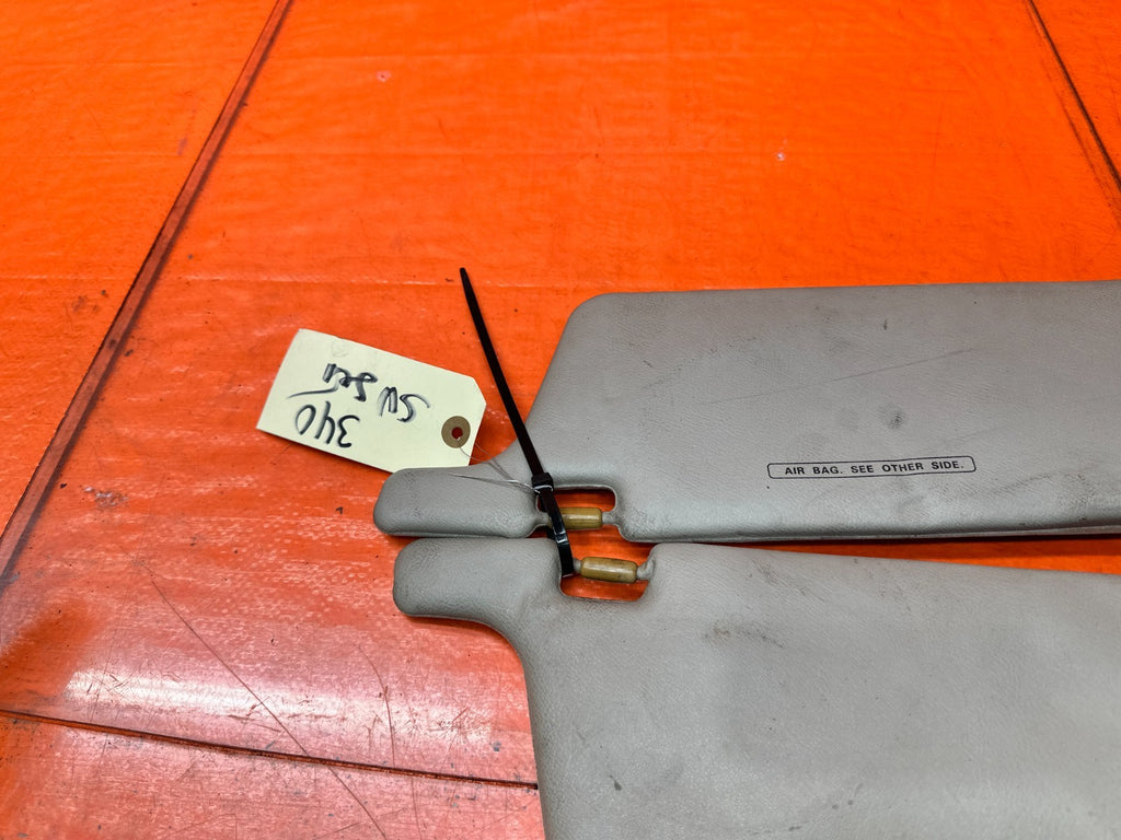 94-01 ACURA INTEGRA INTERIOR SUN VISORS PAIR LEFT DRIVER RIGHT PASS OEM #34011