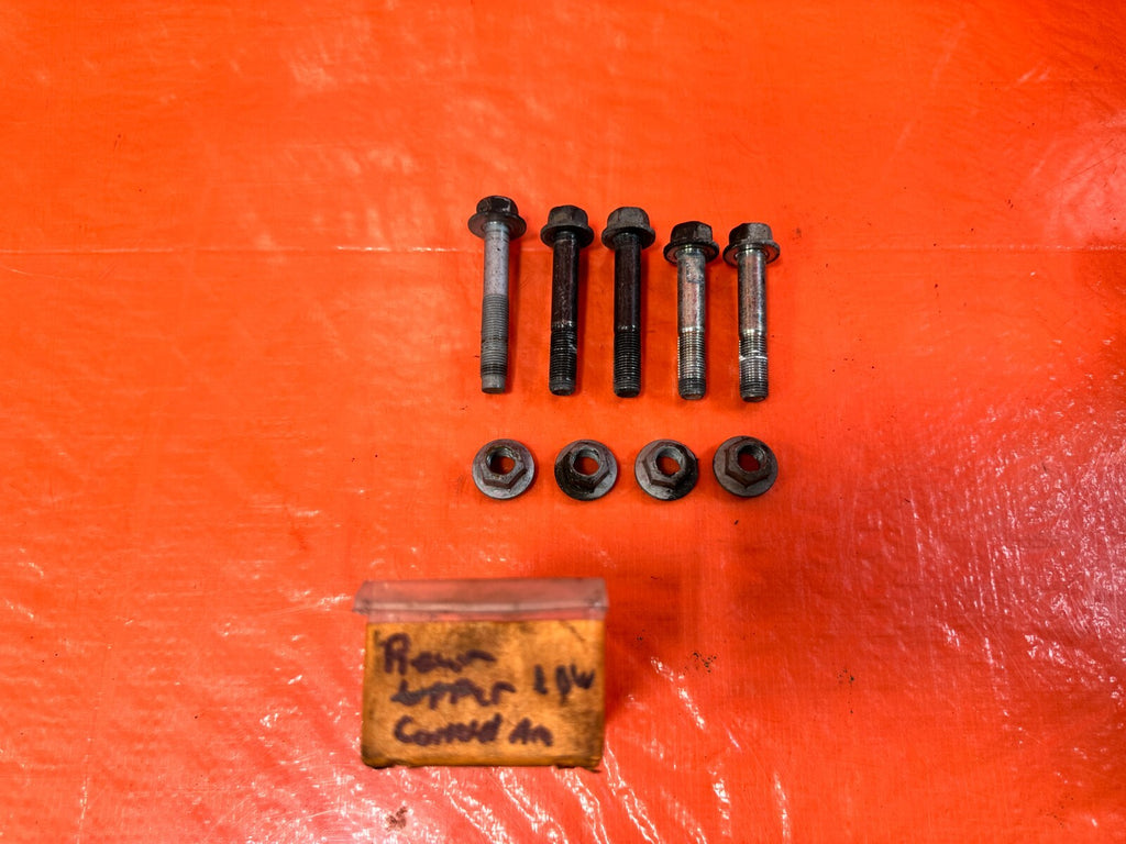 13 20 SUBARU BRZ   REAR LOWER CONTROL ARM BOLTS HARDWARE   OEM FACTORY #2920