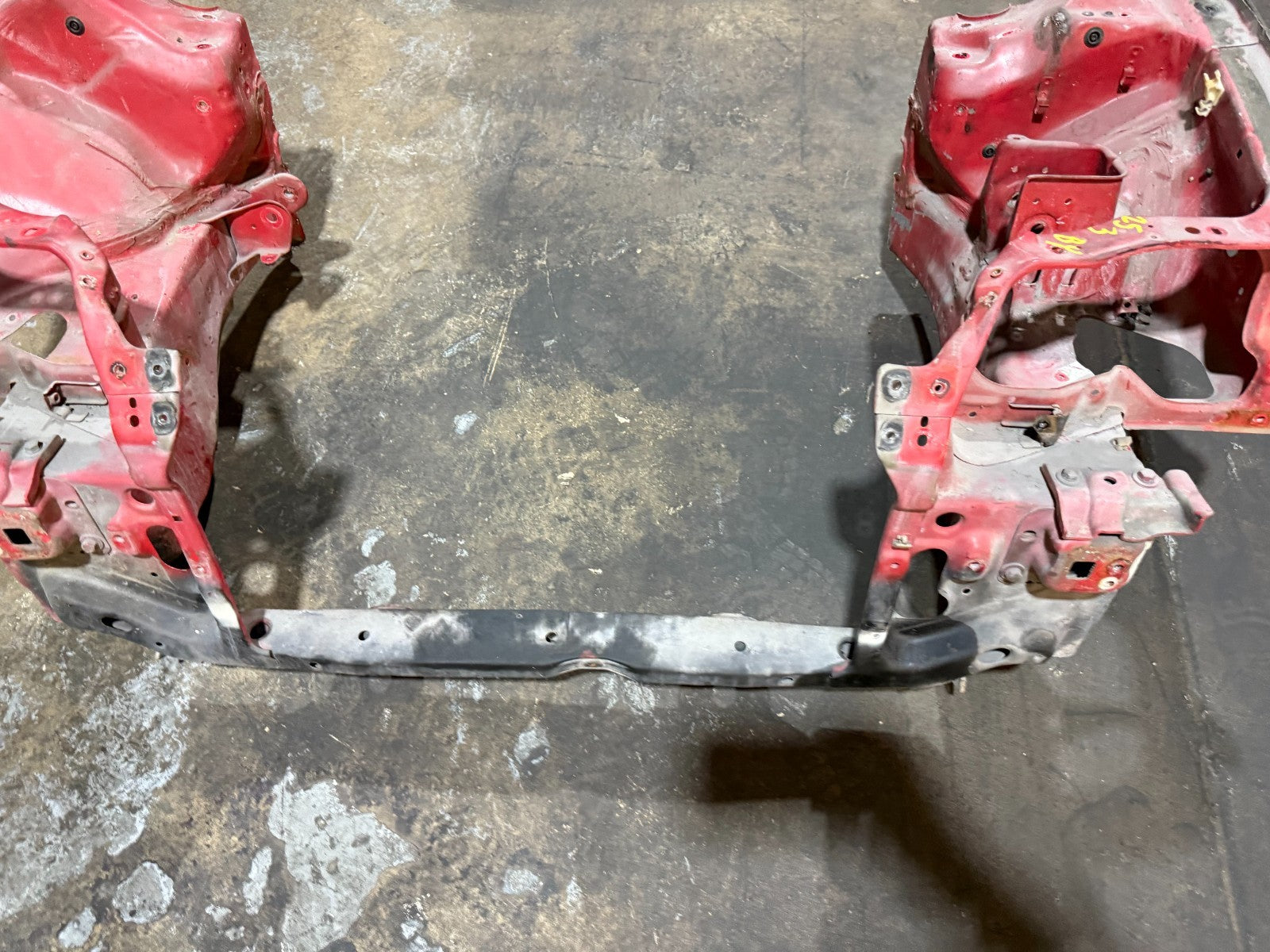 90 91 HONDA CIVIC HATCHBACK   RADIATOR SUPPORT CUT FRONT BULKHEAD    OEM 3256
