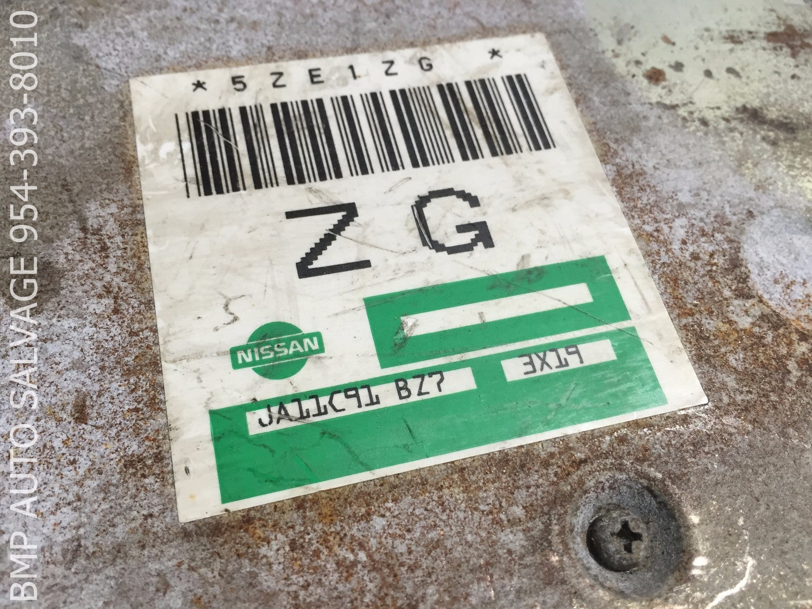 OEM 1994 NISSAN SENTRA ECU # JA11C91 BZ7 ENGINE COMPUTER BRAIN ECM #1112 #XY19991