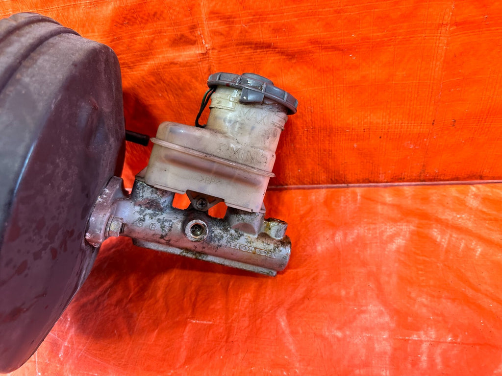 99 00 HONDA CIVIC SI EM1   BRAKE BOOSTER & MASTER CYLINDER PACKAGE   OEM OE #2841