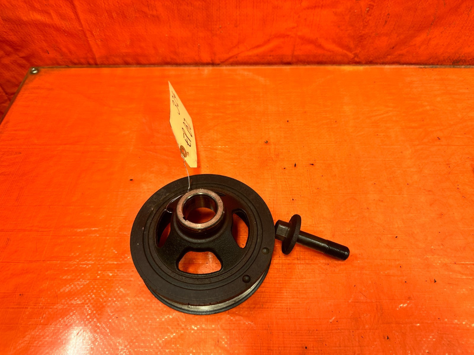 08 15 INFINITI G37 Q60 3.7L VQ37 CRANKSHAFT PULLEY HARMONIC BALANCER #3296