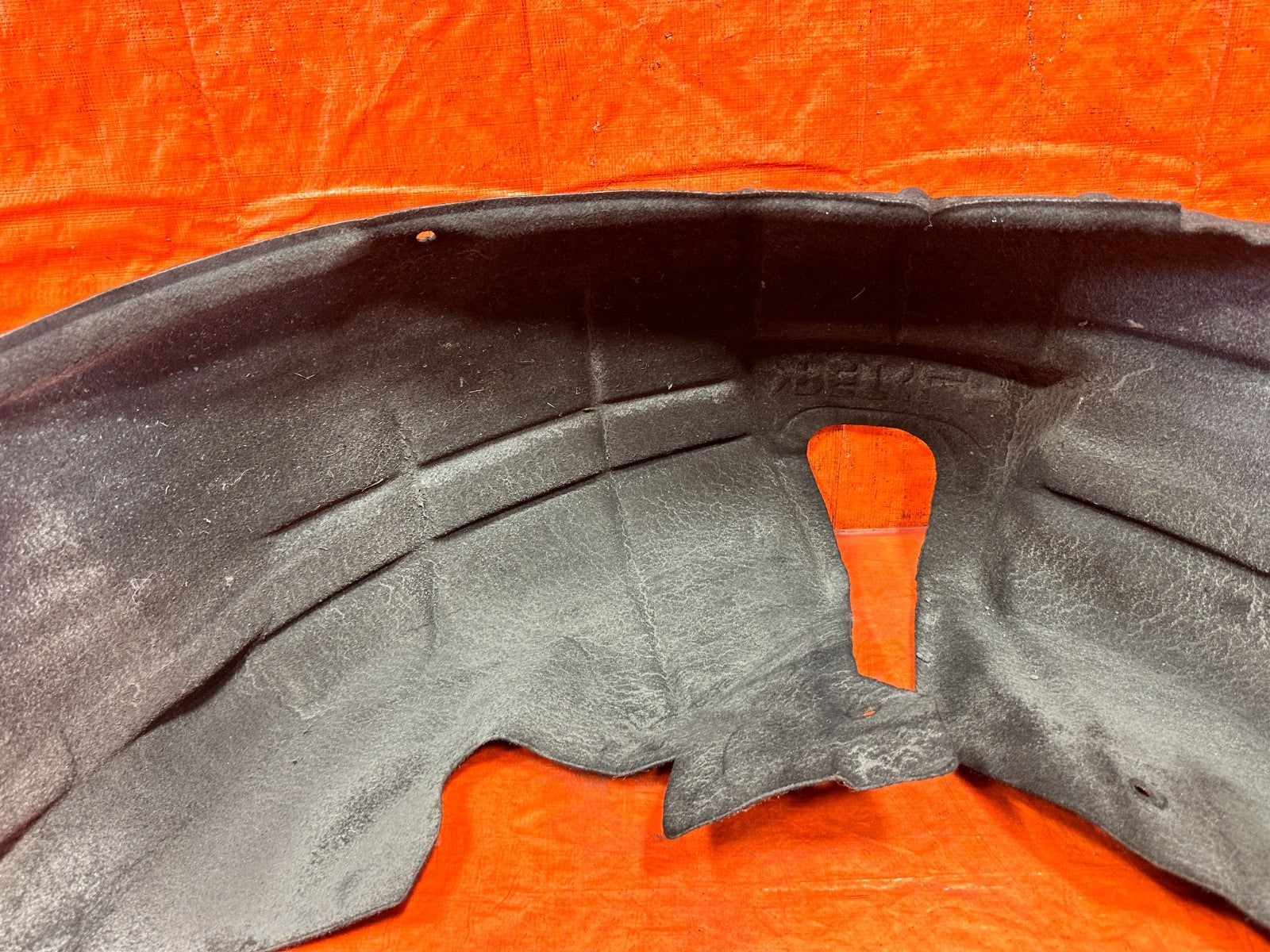 08 15 INFINITI G37 Q60 COUPE LEFT DRIVER REAR FENDER WHEEL WELL LINER OEM #3282