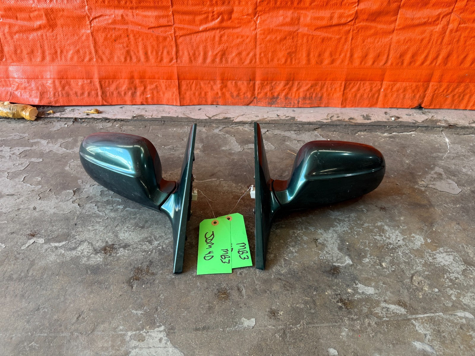 96 00 HONDA CIVIC SEDAN 4D   JDM MODEL   MANUAL NON POWER FOLDING MIRRORS   OEM0