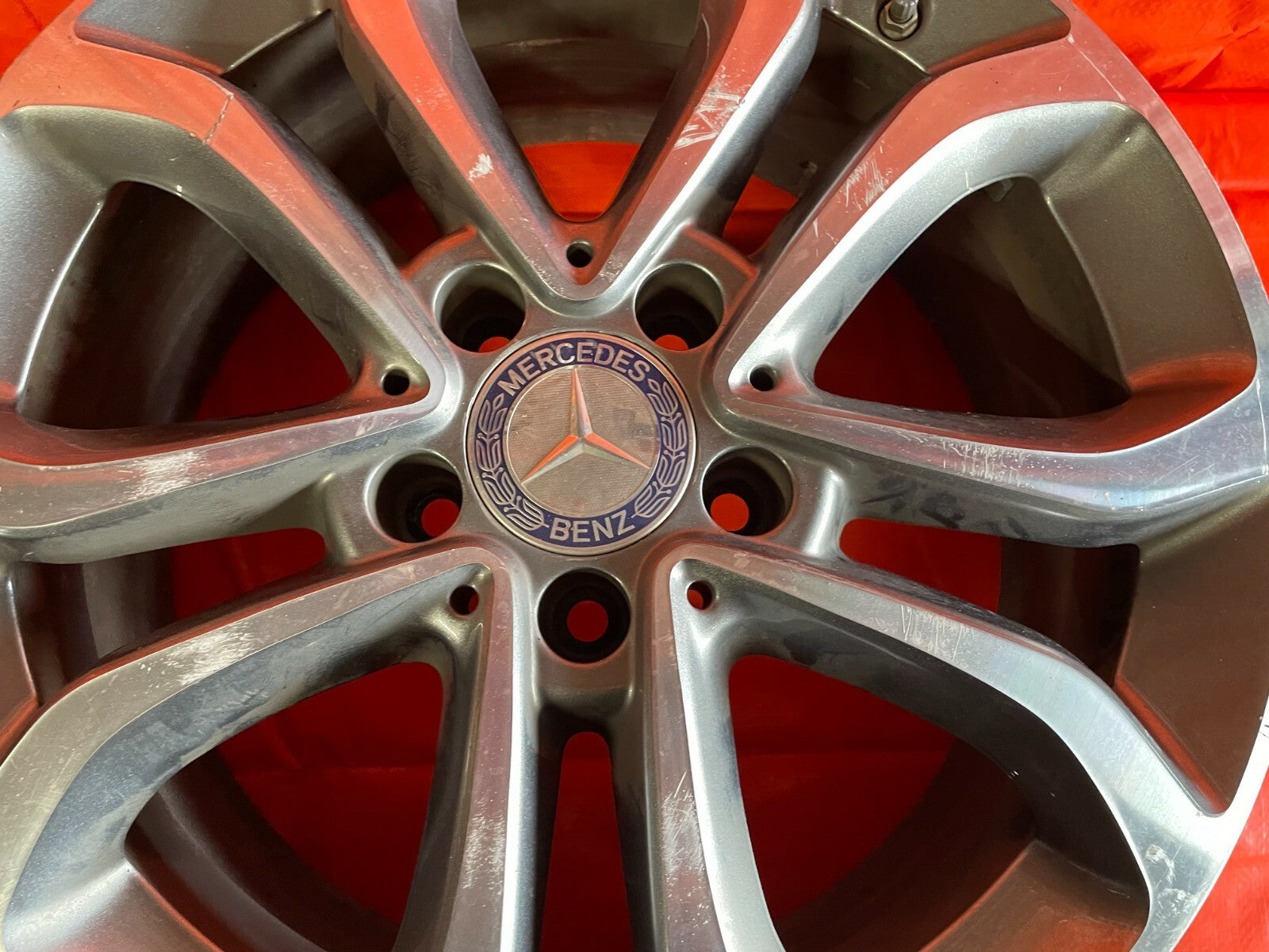 15 18 MERCEDES BENZ C300 W205   WHEEL RIM   A205 401 02 00   OEM OE FACTORY   6