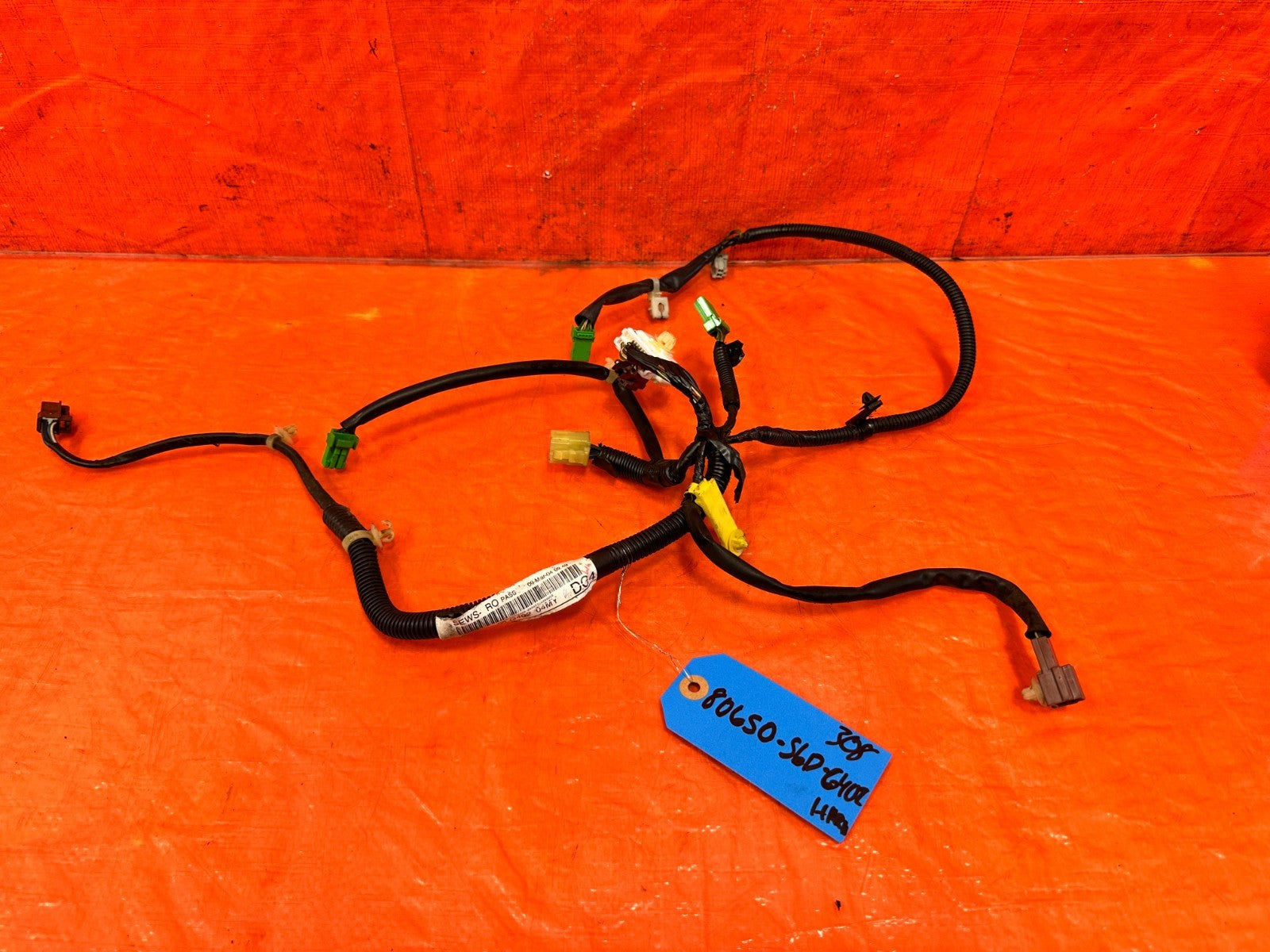 02 03 HONDA CIVIC SI EP3 HATCHBACK   AC BLOWER MOTOR HARNESS   OEM FACTORY #3080