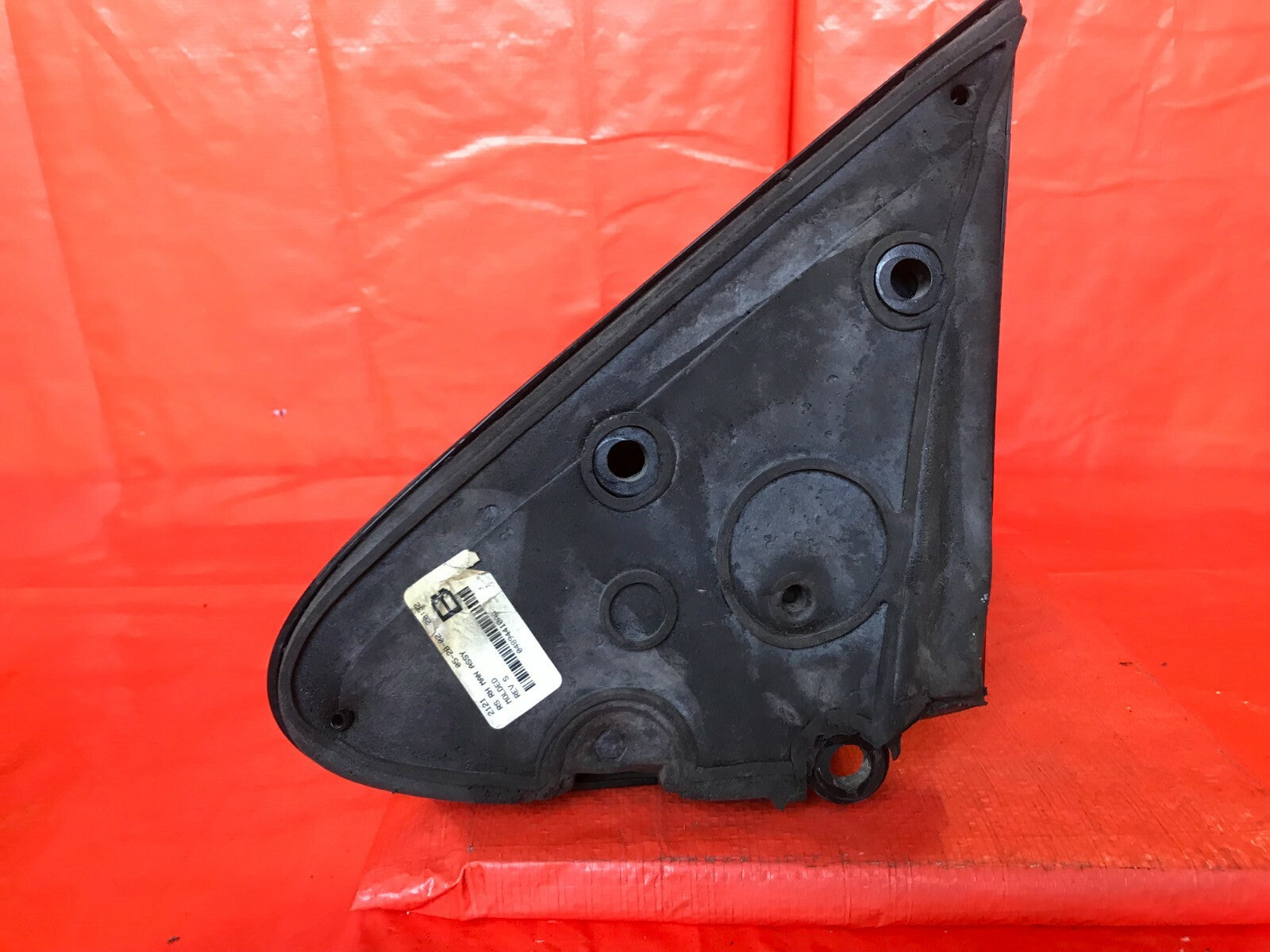 OEM 2001 01 DODGE CARAVAN PASSENGER RIGHT SIDE VIEW MIRROR   BLACK   MANUAL 6