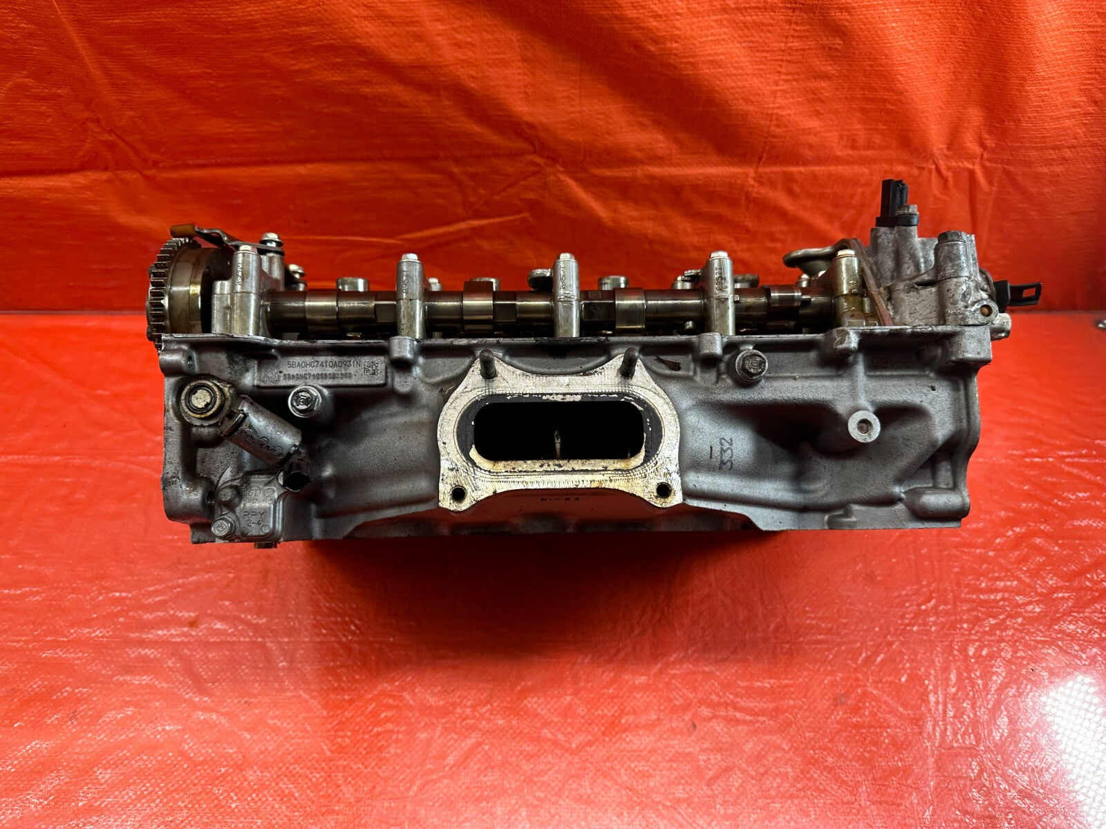 16 19 HONDA CIVIC   K20C2   2.0L   COMPLETE CYLINDER HEAD W/ CAMSHAFTS   OEM5