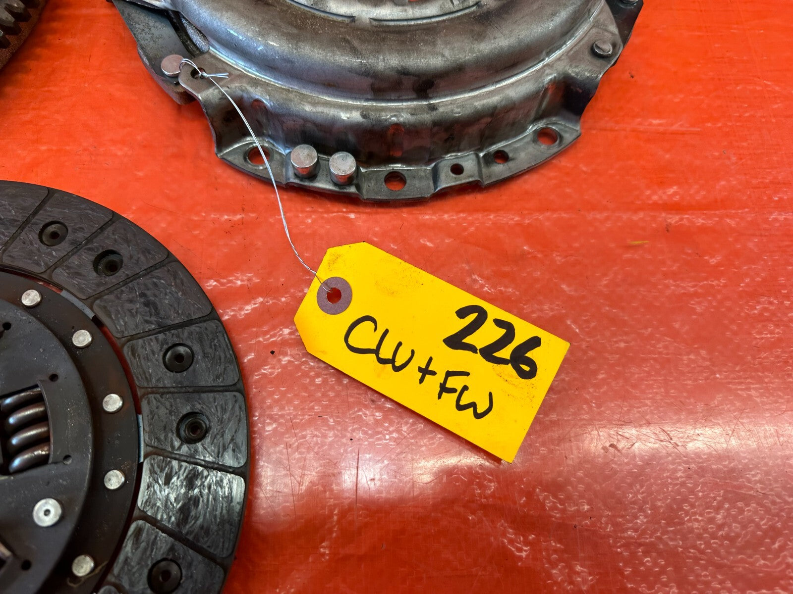 90 01 B16 B18 B20 B SERIES   CLUTCH AND FLYWHEEL SET UP   6 PUCK SPRUNG   #2269