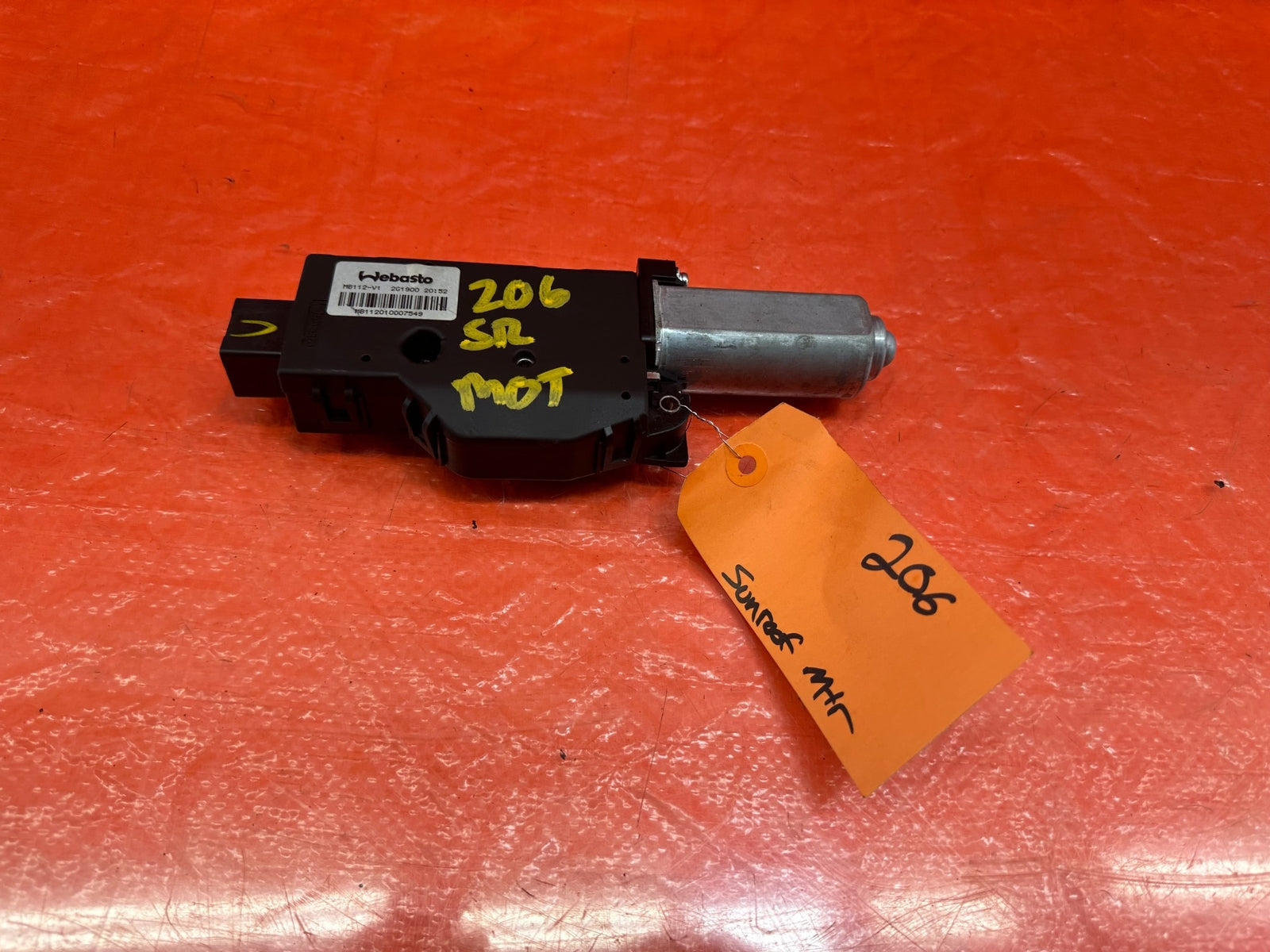 08 15 LANCER EVOLUTION X EVO 10   SUNROOF MOONROOF SLIDING ROOF MOTOR   OEM #2060