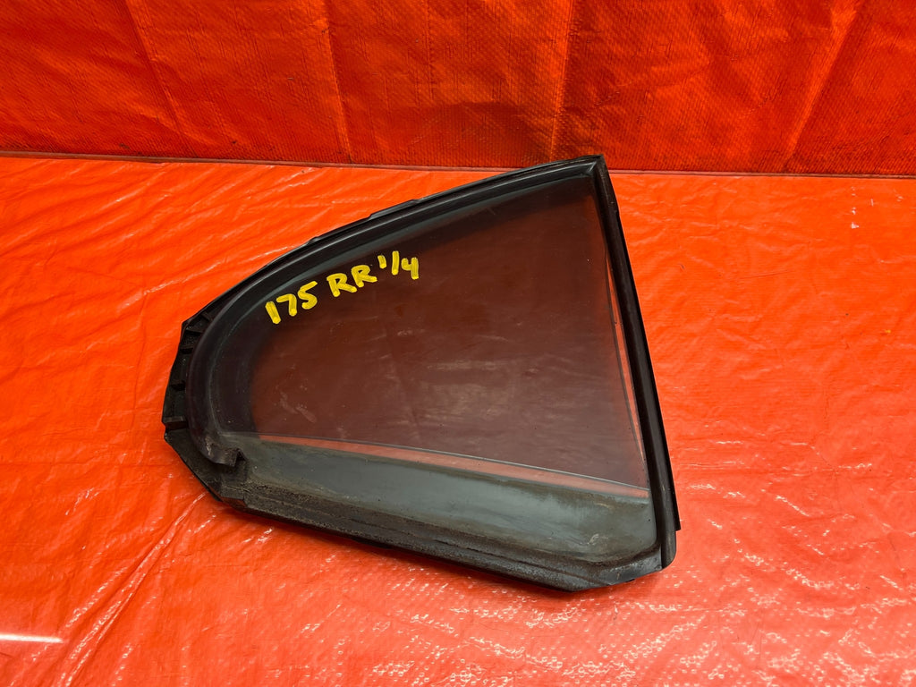 08 15 LANCER EVOLUTION X EVO 10   DRIVER RIGHT REAR 1/4 QUARTER GLASS WINDOW 1750